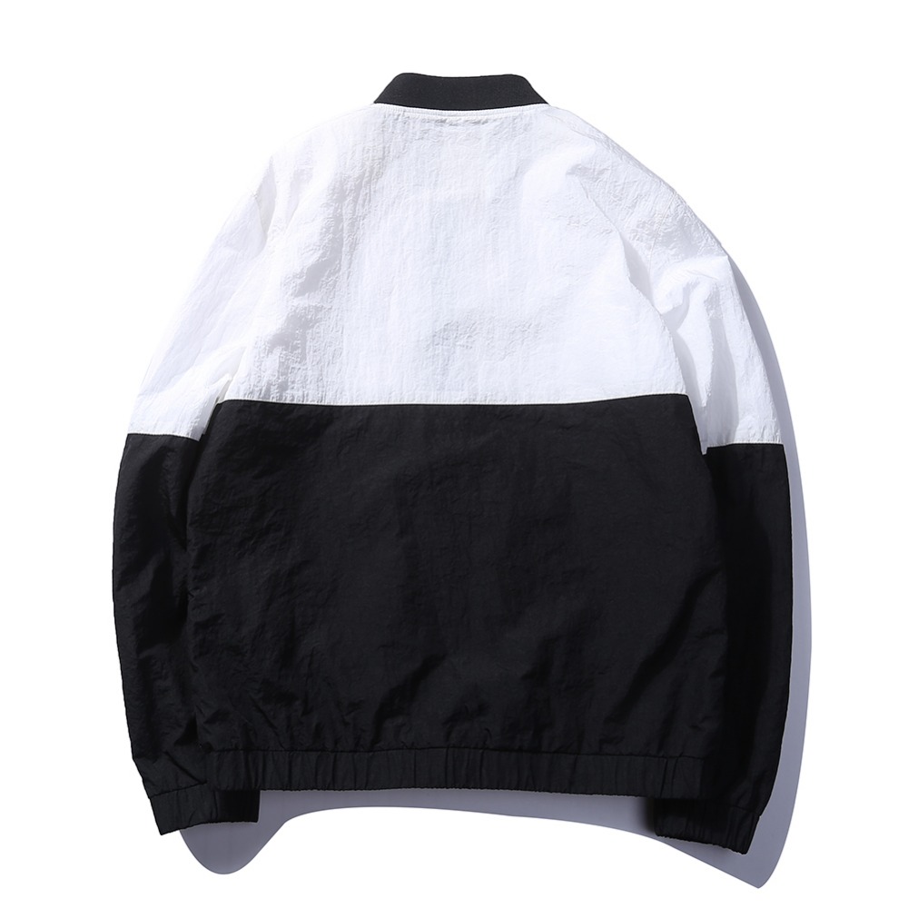 Factory Sample Slim Fit Two-Tone Bomber Jacket