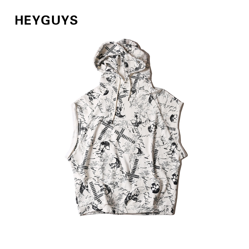 Download Factory Sample new design summer sleeveless hoodie men hip ...