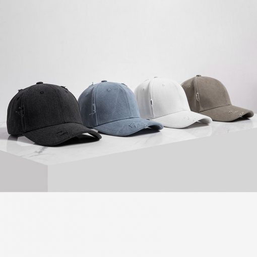 Factory Sample new ripped destroyed design autumn mens accessories Hats ...