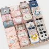 Women's Autumn Winter Cute 3D Cartoon Animal Cotton Socks (3 Pairs)
