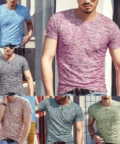 Men's Hip Hop Style Factory Sample T-Shirt - Short Sleeve O Neck Cotton Tee (Plus Size 3XL)