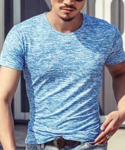 Men's Hip Hop Style Factory Sample T-Shirt - Short Sleeve O Neck Cotton Tee (Plus Size 3XL)