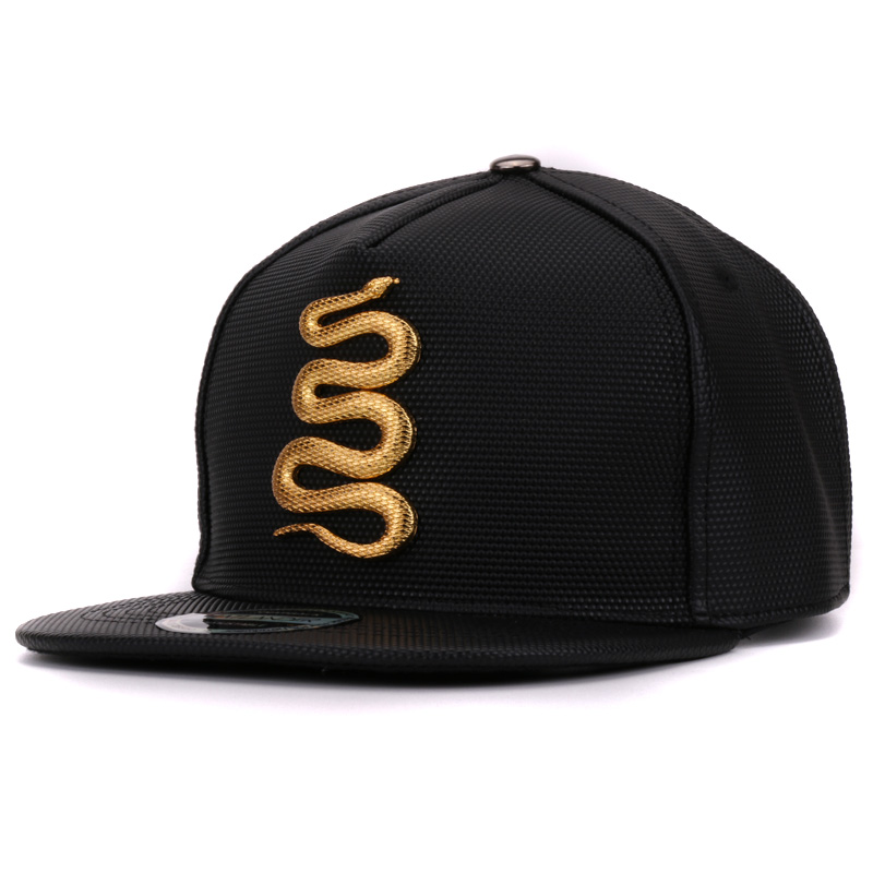 Custom Metal Logo Snapback Hat - Factory Sample