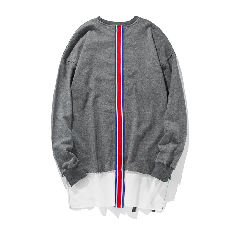 Extended Pullover Sweatshirt with Zippers - Factory Sample Extended Pullover Sweatshirt with Zippers - Factory Sample