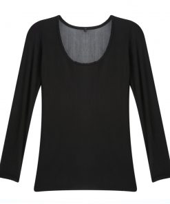 Factory Sample Long Sleeve Fishnet Top - Trendy Mesh Shirt