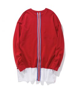 Extended Pullover Sweatshirt with Zippers - Factory Sample