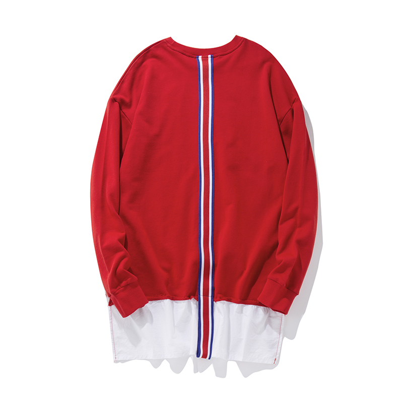 Extended Pullover Sweatshirt with Zippers - Factory Sample Extended Pullover Sweatshirt with Zippers - Factory Sample