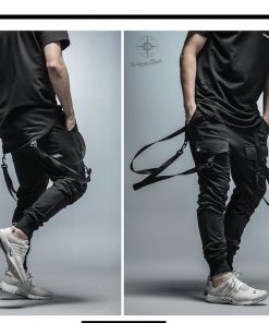 Men's Factory Sample Suspender Jogger Pants - Stylish & Comfortable