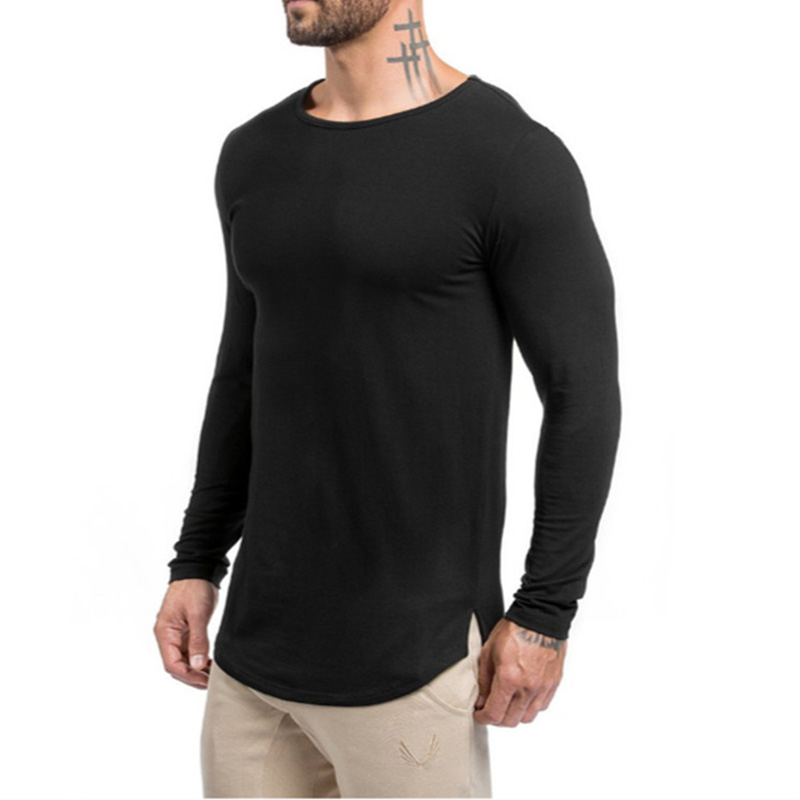 Factory Sample Custom Long Sleeve Gym Shirt