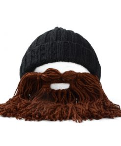 Factory Sample Beard Beanie - Trendy Men's Knit Hat