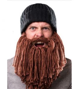 Factory Sample Beard Beanie - Trendy Men's Knit Hat