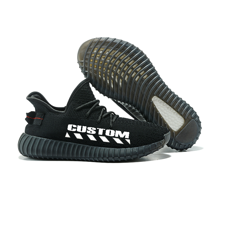 Factory Sample Custom Printed Yeezy 350-Inspired Sneakers