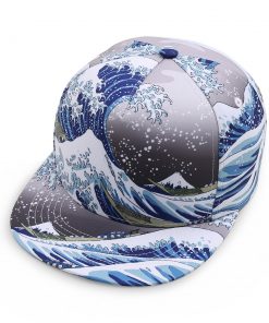 Great Wave All-Over Snapback - Factory Sample