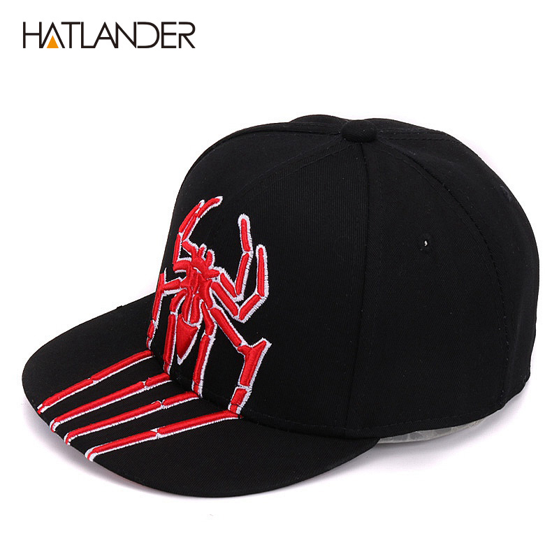 Spider Kids Snapback Hat for Ages 3-10 - Factory Sample Spider Kids Snapback Hat for Ages 3-10 - Factory Sample