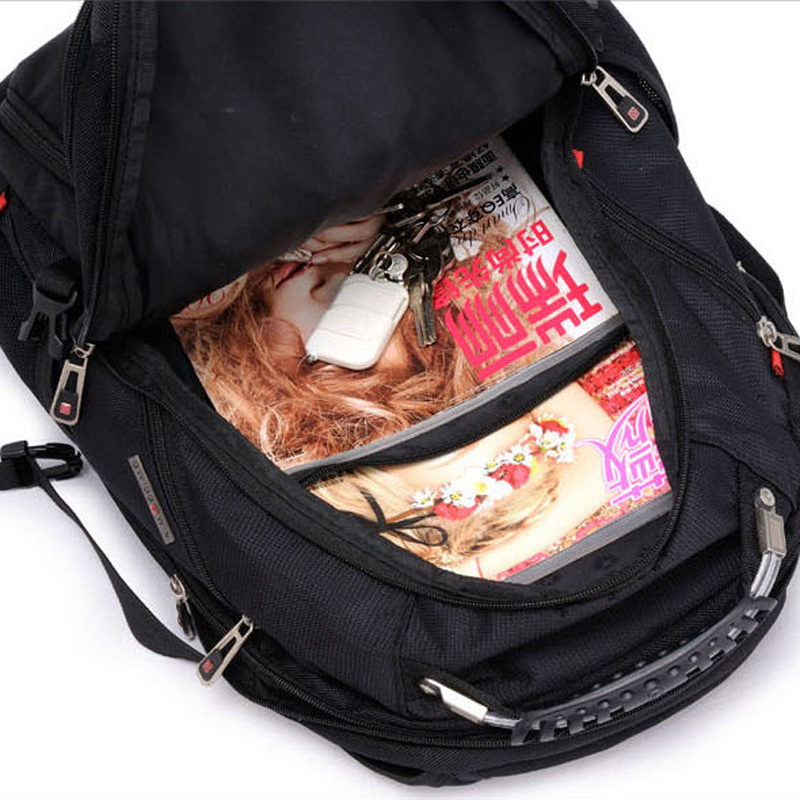 Man's Canvas Backpack Travel Schoolbag Male Backpack Men Large Capacity  Rucksack Shoulder School Bag Mochila Escolar