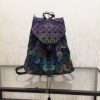 Luminous Geometric Backpack for Women, Teen Girls - Diamond Lattice School Bag