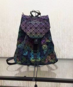 Luminous Geometric Backpack for Women, Teen Girls - Diamond Lattice School Bag