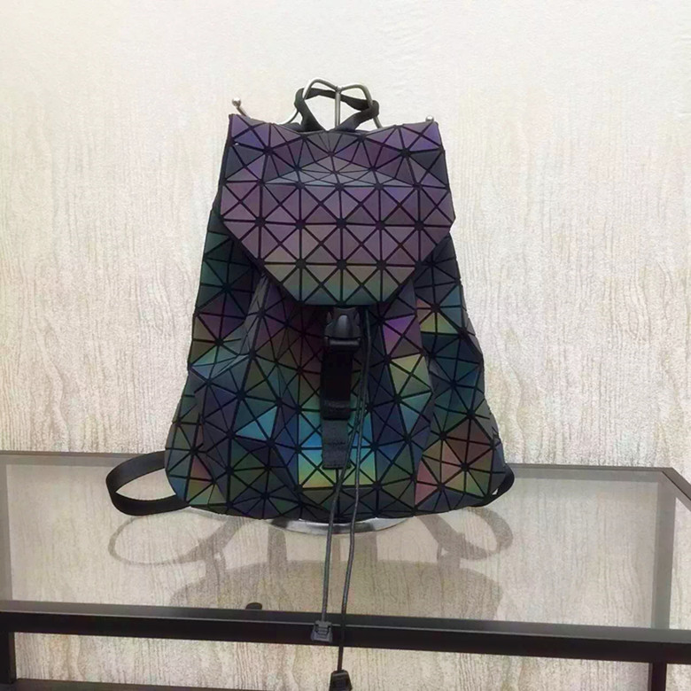 Luminous Geometric Backpack for Women, Teen Girls - Diamond Lattice School Bag