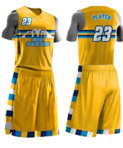Sublimation Basketball Uniform Set: Jersey and Shorts Combo