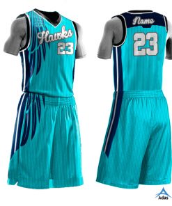 Sublimation Basketball Uniform Set: Jersey and Shorts Combo