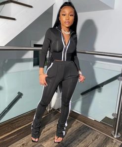 Custom Zip-Up Womens Tracksuits (30 sets minimum order)