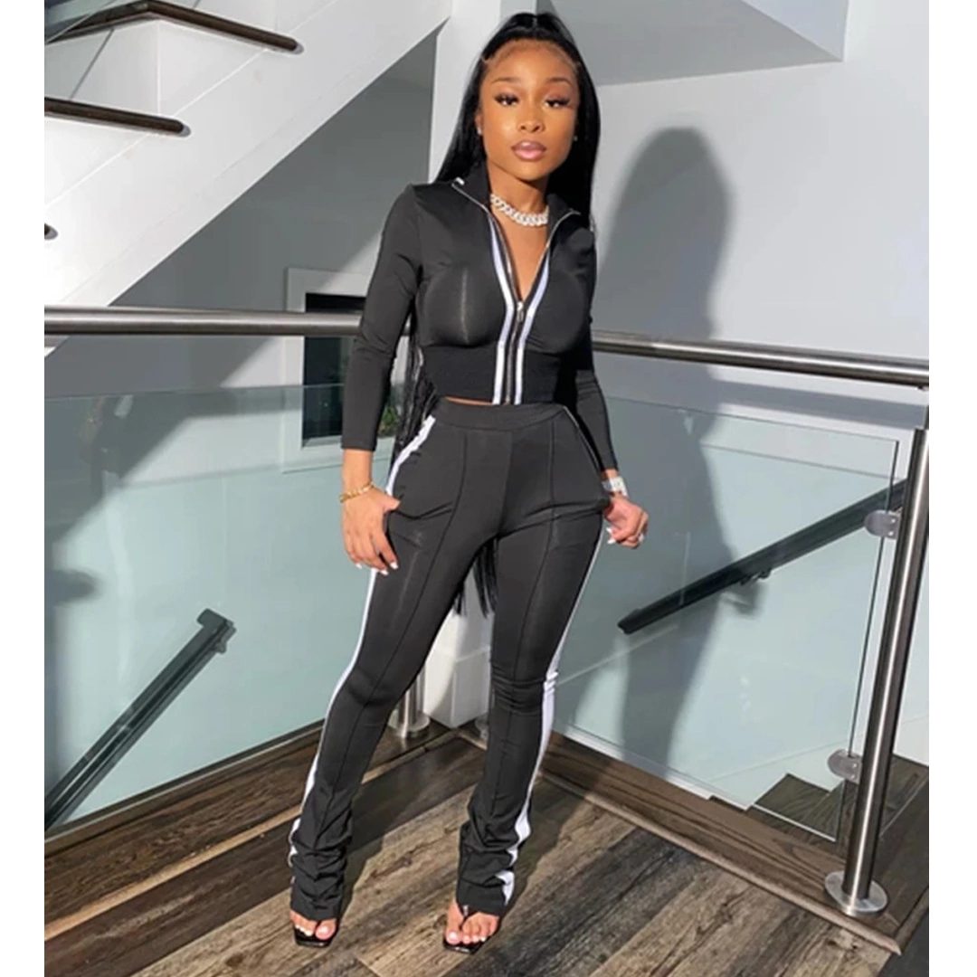 Custom Zip-Up Womens Tracksuits (30 sets minimum order)