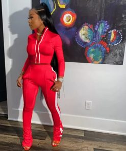 Custom Zip-Up Womens Tracksuits (30 sets minimum order)