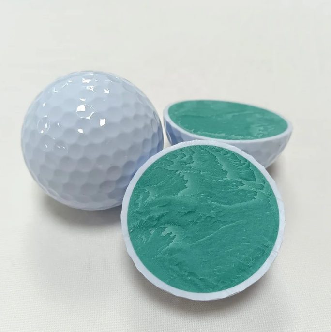 Custom logo 2 layers tournament golf balls