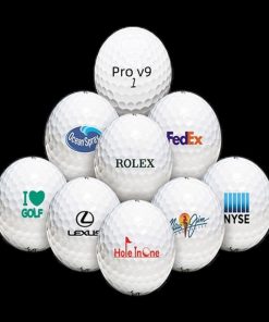 Custom logo 2 layers tournament golf balls