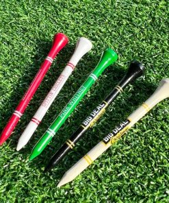 Custom wooden golf tees