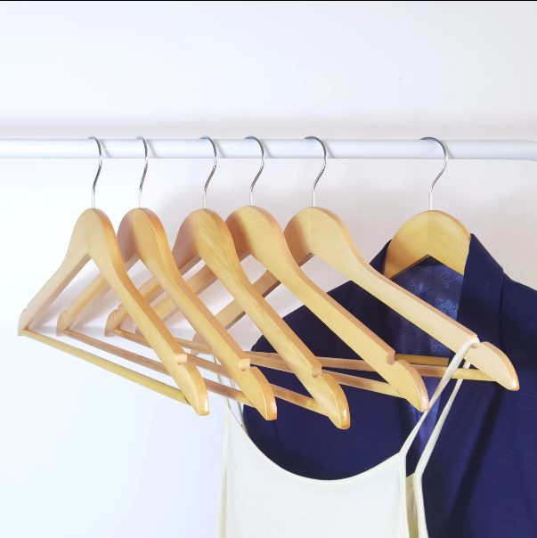 Logo custom Wooden Clothes Hangers