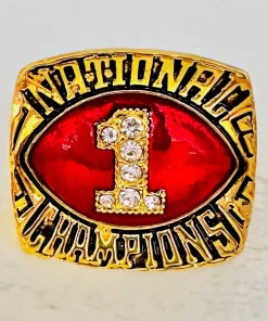 1985 Oklahoma Sooners National Championship NCAA Football Ring