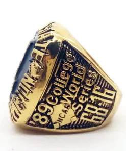 1989 Wichita State Shockers College World Series championship ring – NCAA National champion ring