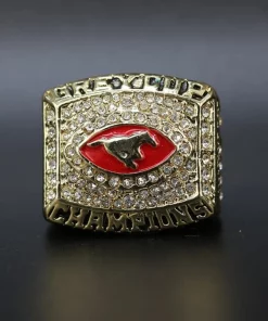 2001 Calgary Stampeders Grey Cup Championship Ring - CFL Memorabilia