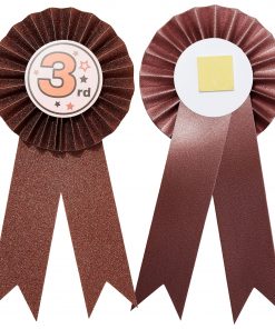 24-Pack 1st 2nd 3rd Place Award Rosette Ribbons for Sports & Events