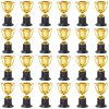 24 Pack Mini Gold Participation Trophies for Sports Tournaments (4 in)