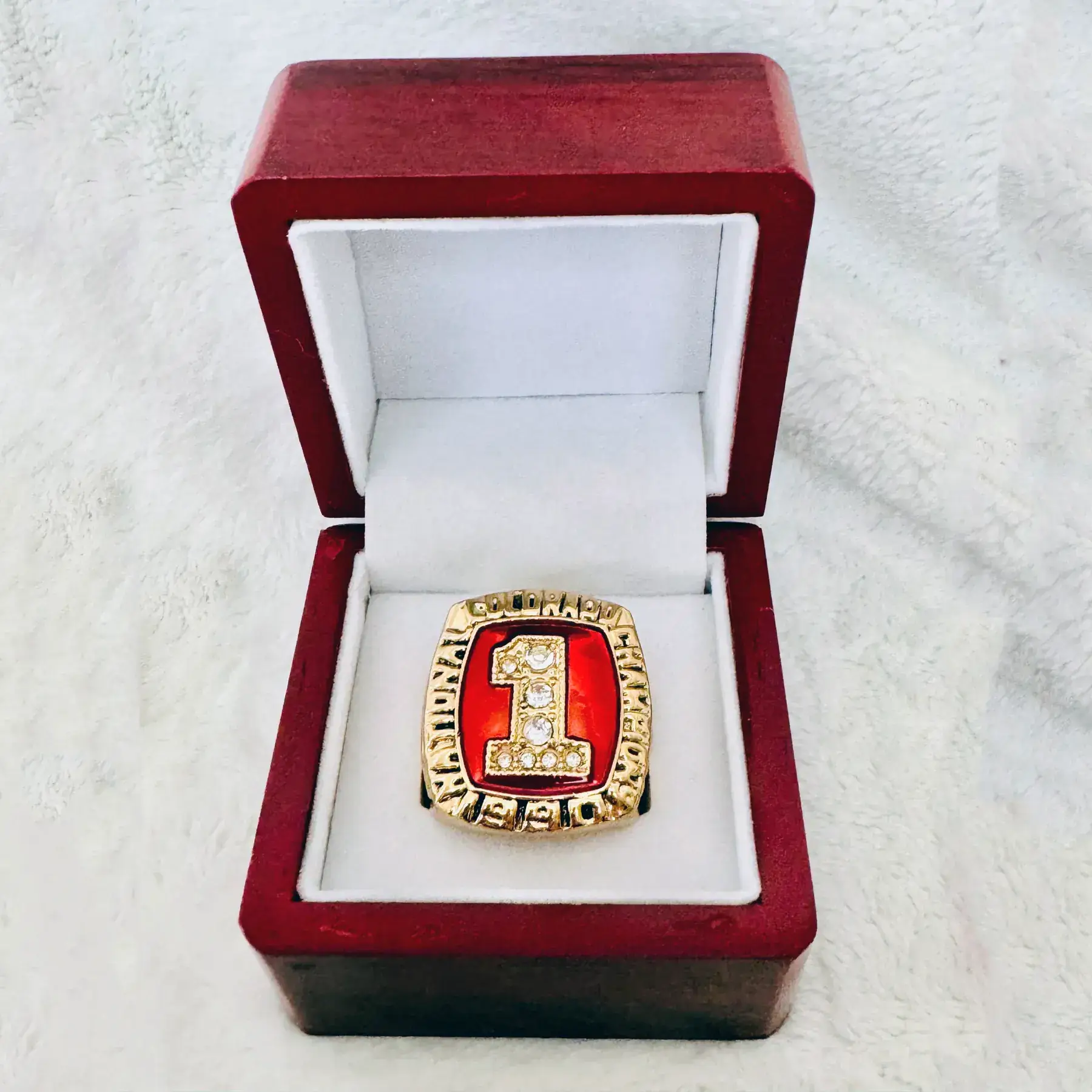 1990 Colorado Buffaloes championship ring – NCAA National Football champion ring