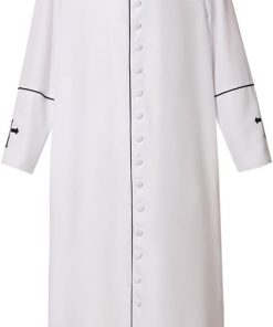 Men's Clergy Cassock Church Minister Robe Vestment - Pastor's Attire