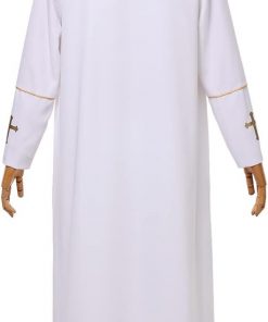 Men's Clergy Cassock Church Minister Robe Vestment - Pastor's Attire