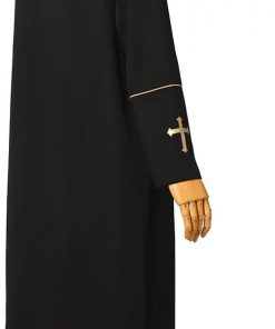 Men's Clergy Cassock Church Minister Robe Vestment - Pastor's Attire