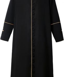 Men's Clergy Cassock Church Minister Robe Vestment - Pastor's Attire