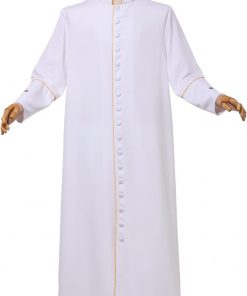 Men's Clergy Cassock Church Minister Robe Vestment - Pastor's Attire