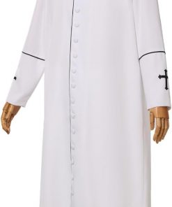 Men's Clergy Cassock Church Minister Robe Vestment - Pastor's Attire