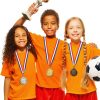 6-Pack Award Medals with 15.5-Inch Ribbons for Kids and Adults