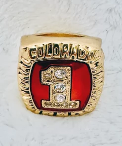 1990 Colorado Buffaloes championship ring – NCAA National Football champion ring