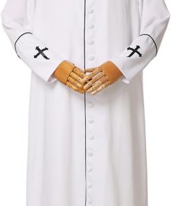 Men's Clergy Cassock Church Minister Robe Vestment - Pastor's Attire
