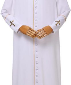 Men's Clergy Cassock Church Minister Robe Vestment - Pastor's Attire