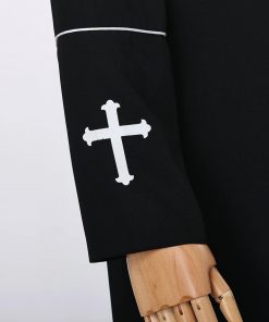 Men's Clergy Cassock Church Minister Robe Vestment - Pastor's Attire