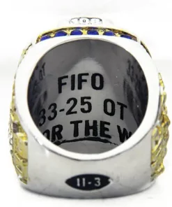 2021 Winnipeg Blue Bomber CFL Grey Cup Championship Ring - Official Design