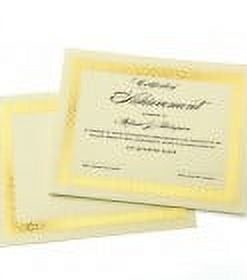 15-Pack Gartner Studios Gold Foil Certificates for Awards and Diplomas